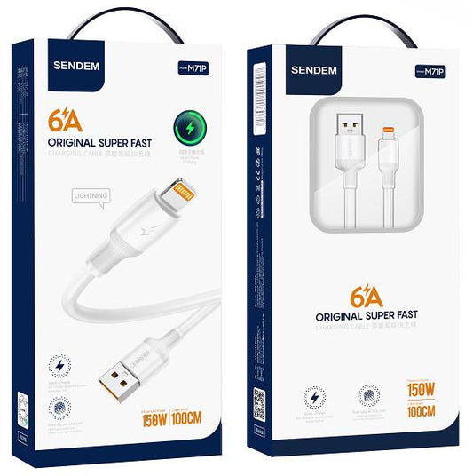 M71P-1m -Lightning- Original 150W Super Fast charging cable