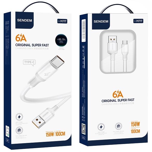 M71T-1m -Type-C- Original 150W Super Fast charging cable