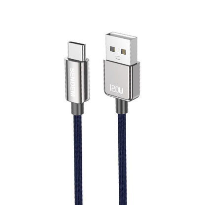T55 -Type C- zinc alloy 120W fast charging cable
