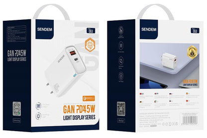 شاحن type c سريع الشحن 45 وات