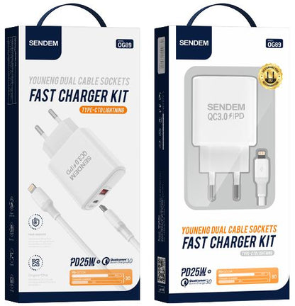 OG89-PD-SET-25W-QC-شاحن كامل مع كابل للايفون  