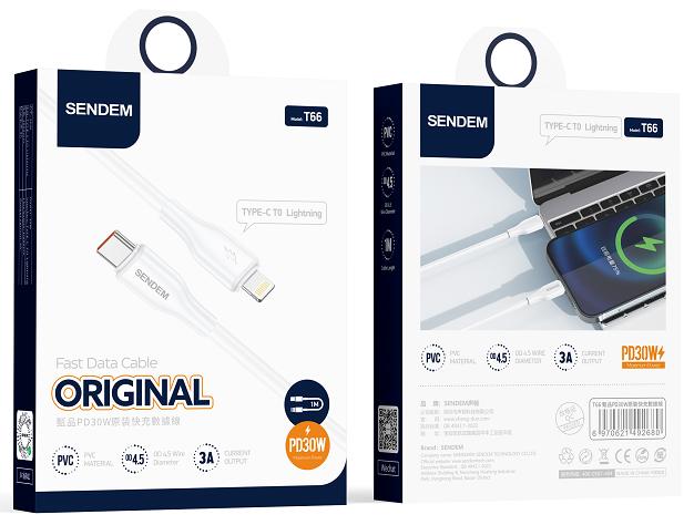 T66 -PD- 30W original fast charging cable